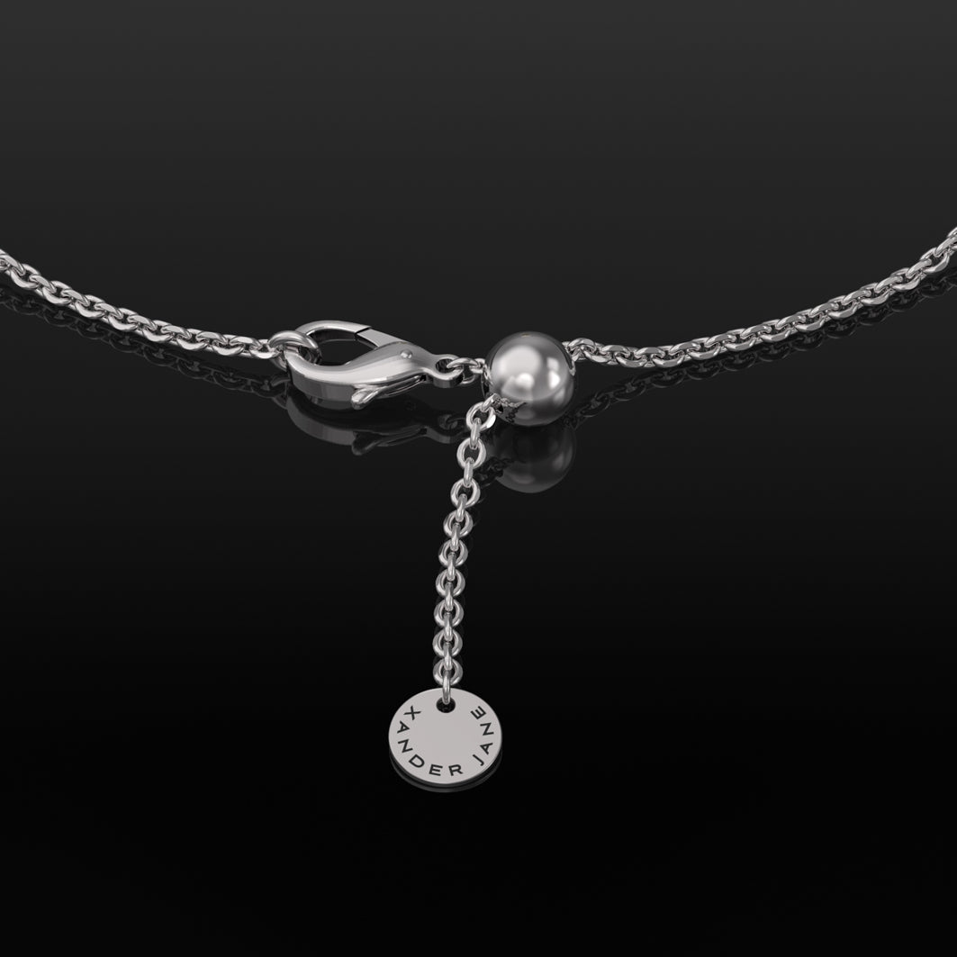SPIKED Pearl Drop Necklace