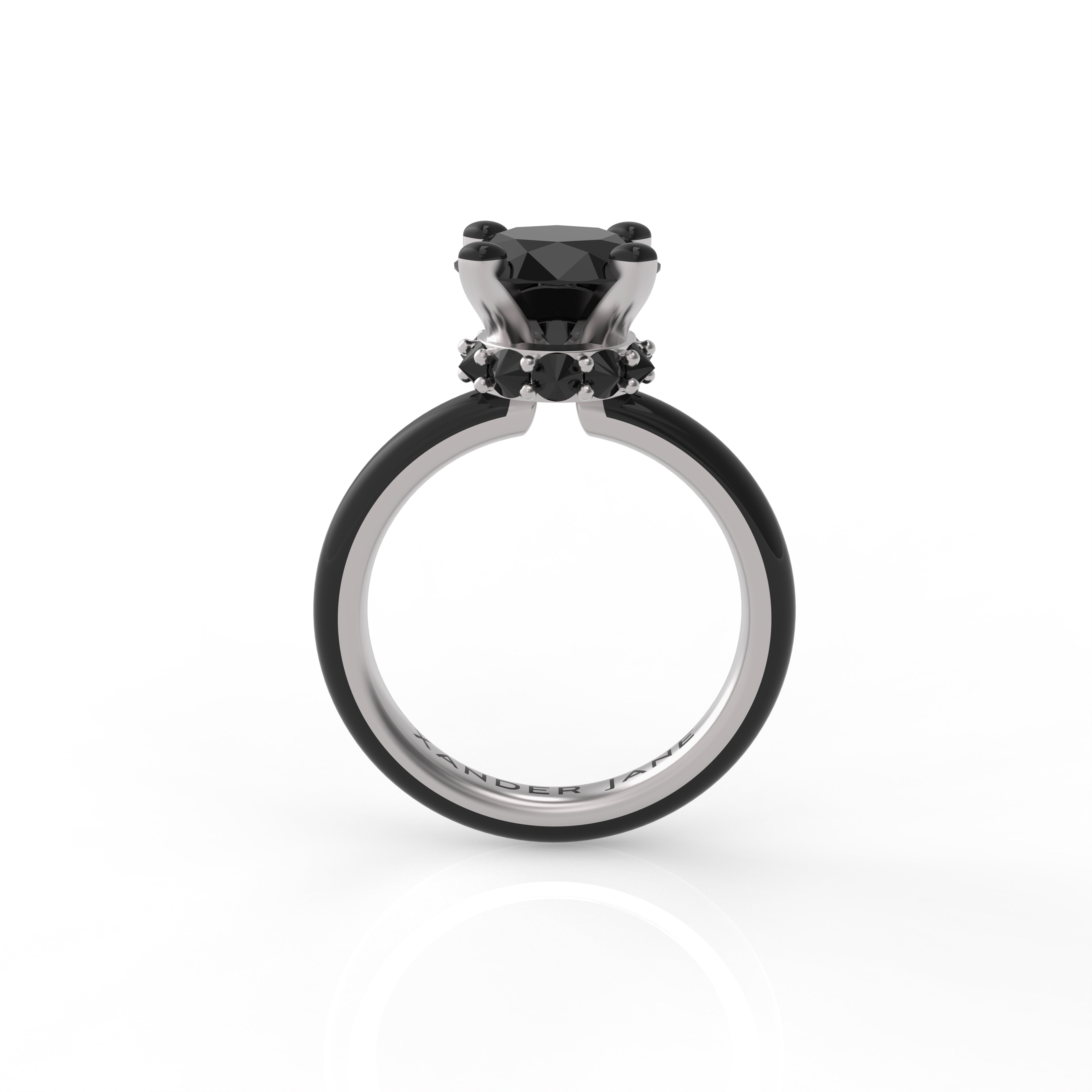 Wedding Band Black Diamond Engagement Rings Tiffany Luxury Black