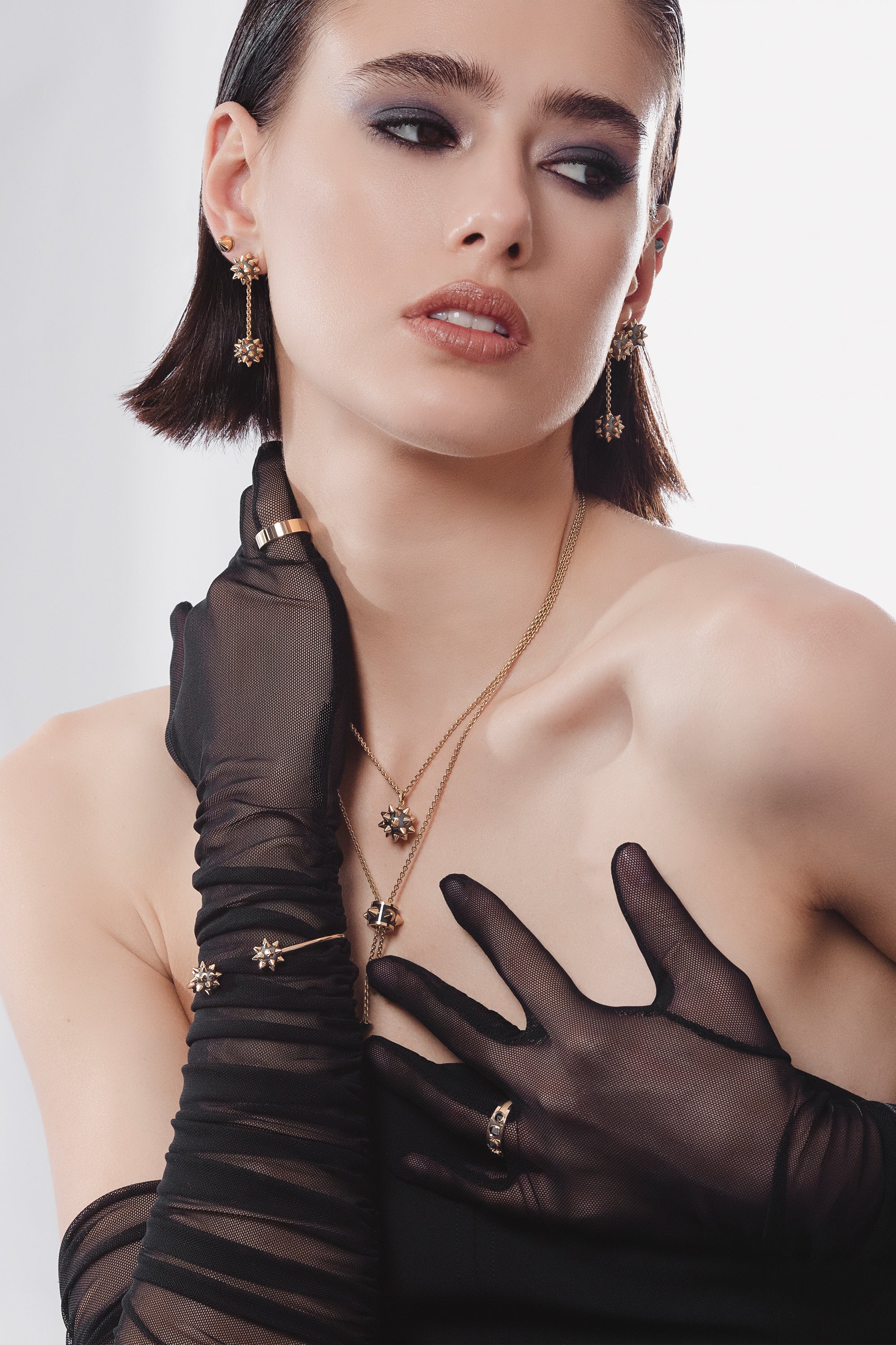 shop the Spiked Collection. This unique collection features rings, necklaces, bracelets, and more in precious metals.