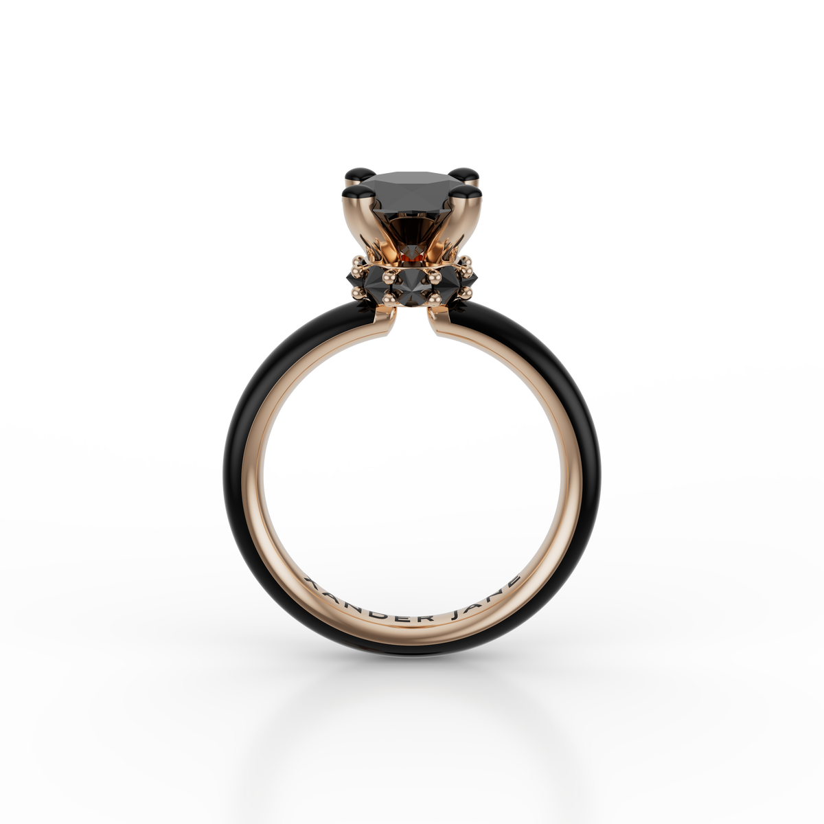 Eclipse Black Diamond Ring