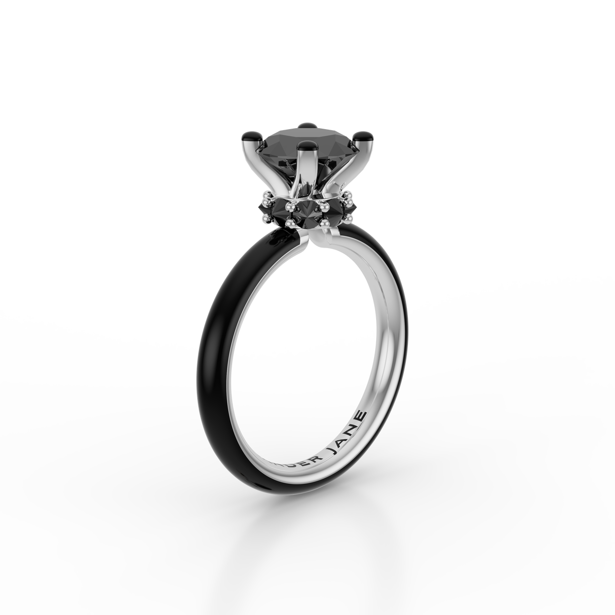 Eclipse Black Diamond Ring