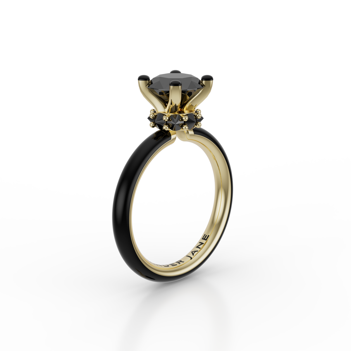 Eclipse Black Diamond Ring