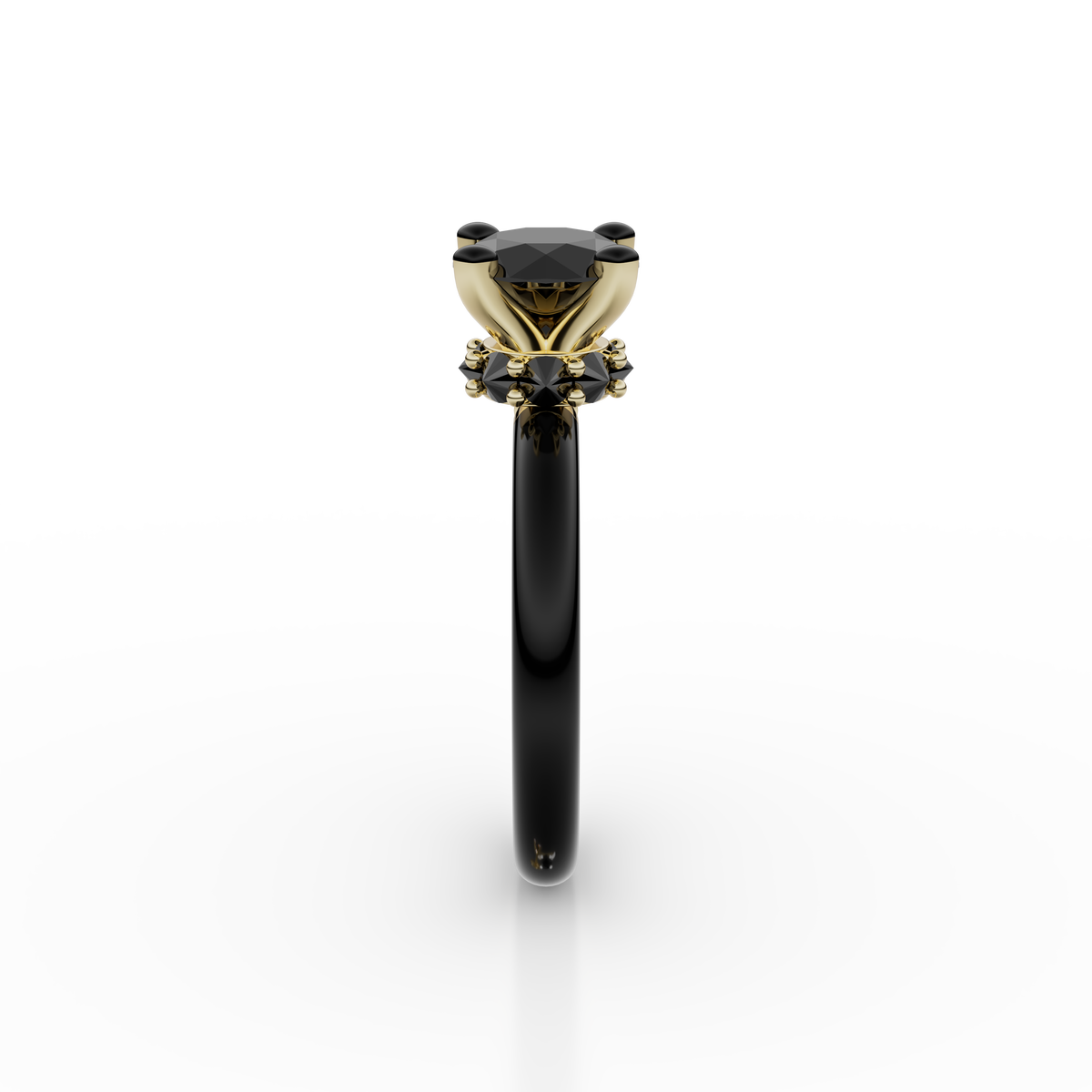 Eclipse Black Diamond Ring